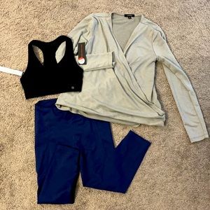 Marika leggings, Bally bra, zobha top set